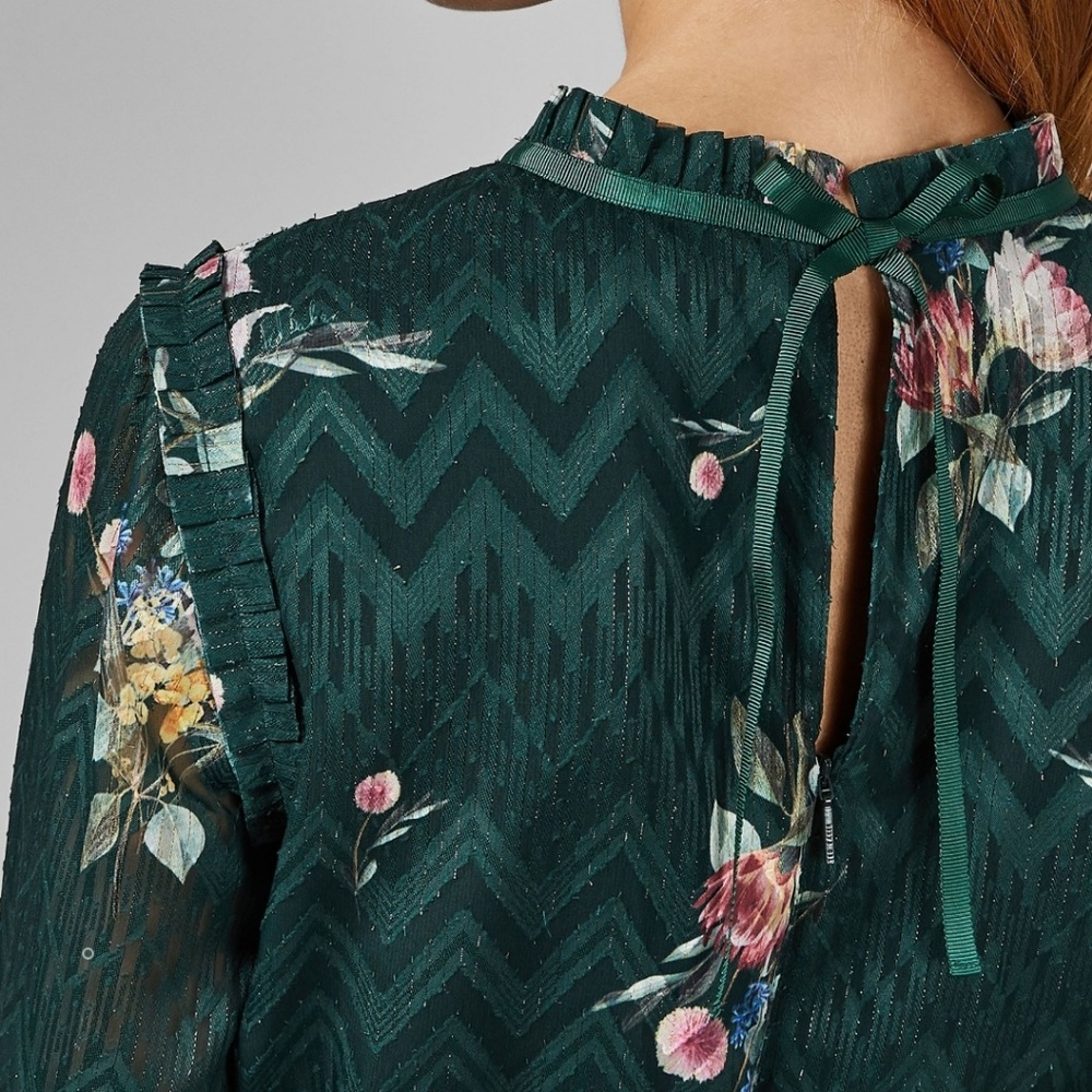 🔥LAST 1🔥NWT TED BAKER ELEGANT MIDI DRESS - Picture 4 of 9